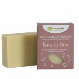 Shampoo solido ai semi di lino 100g