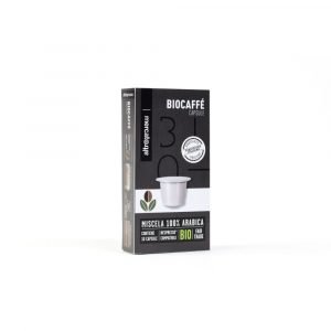 biocaffè - 100% arabica 10 capsule compatibili nespresso - 52 g