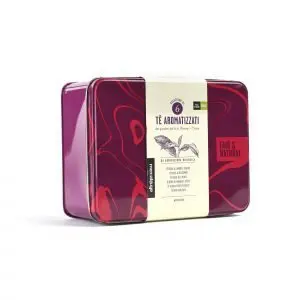 tè aromatizzati - bio scatola latta 6 gusti x 10 bustine - immagine 2