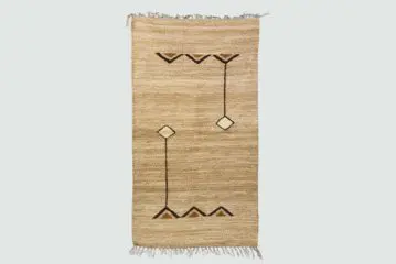 tappeto kilim tribal in lana telaio a mano