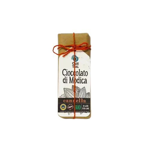 Quetzal -  Tavoletta di cioccolato modicano alla cannella